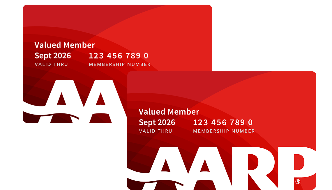 AARP membership cards from the official membership page