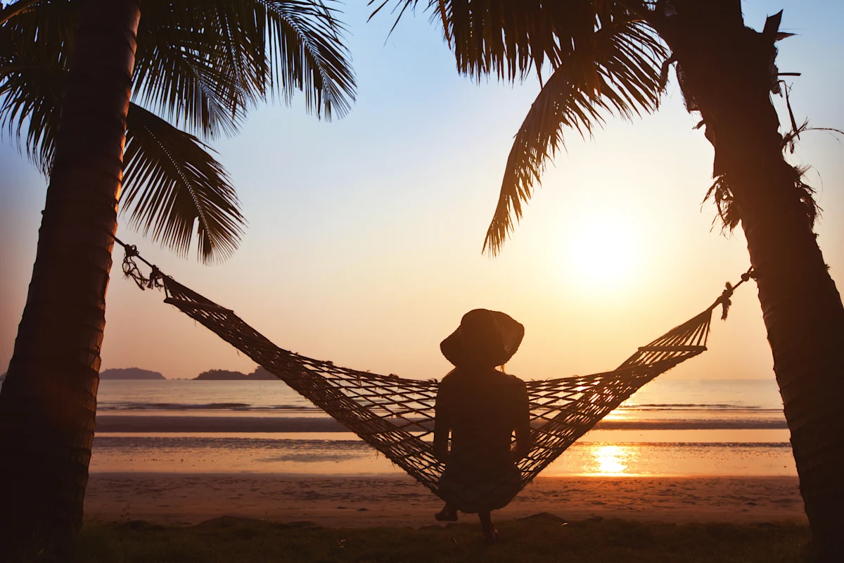 Hilton Grand Vacations beach and hammock