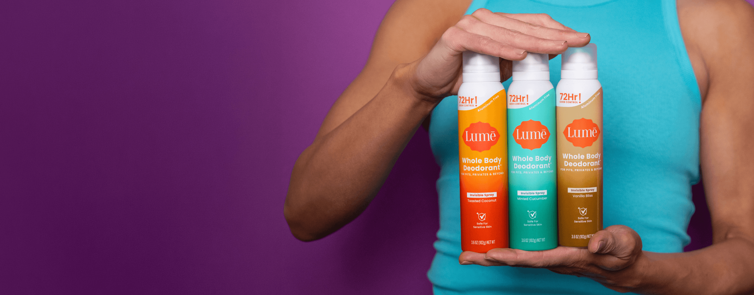 Lume - Whole-body deodorant and personal care that controls odor for up to 72 hours
