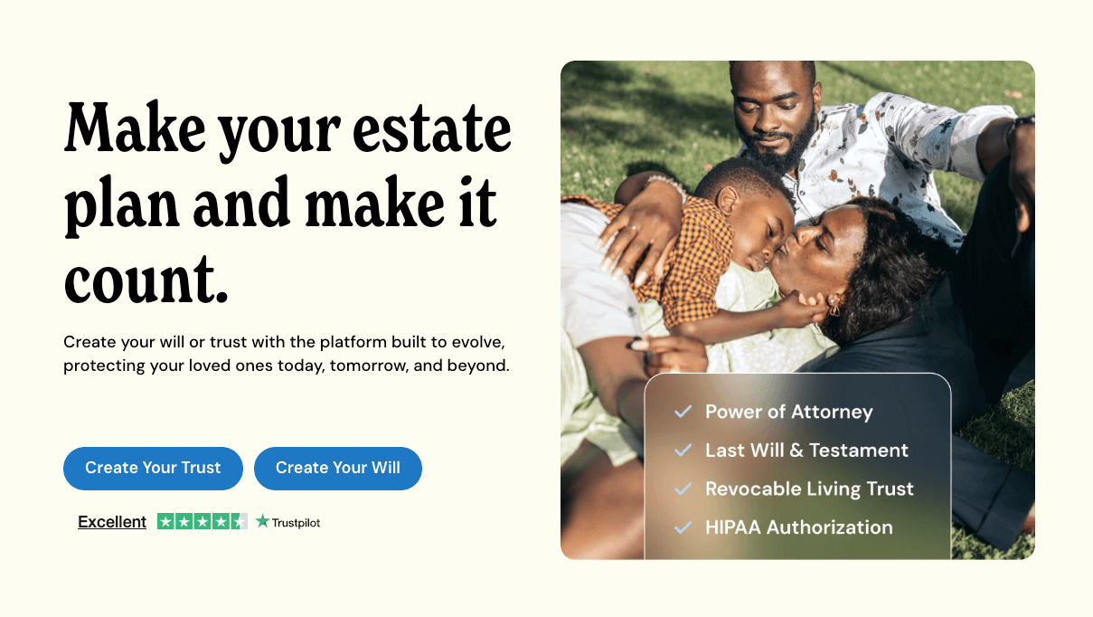 Trust & Will - Online estate planning for wills, trusts, and family documents